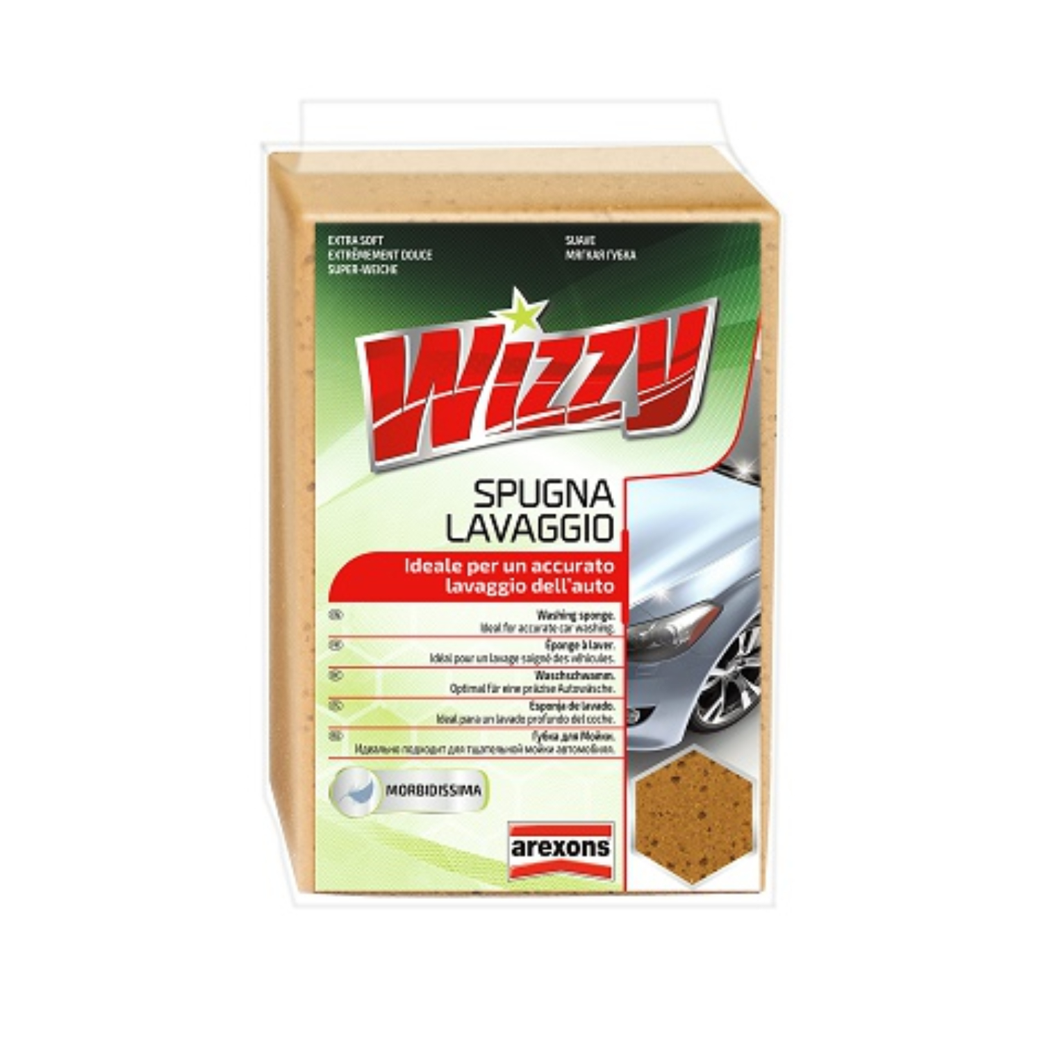 1600 Wizzy Delikli Yıkama Süngeri - Görsel 1